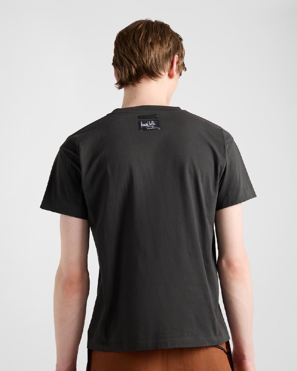 Prada Camiseta De Punto Estampado