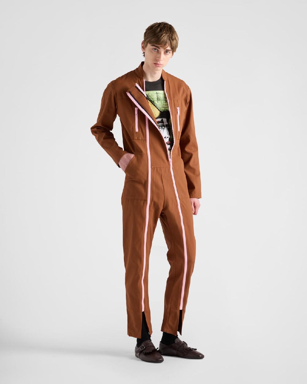 Prada Camiseta de punto estampado