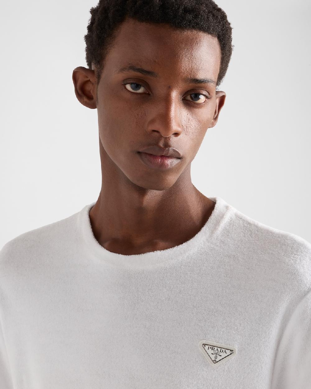 Prada Camiseta De Rizo