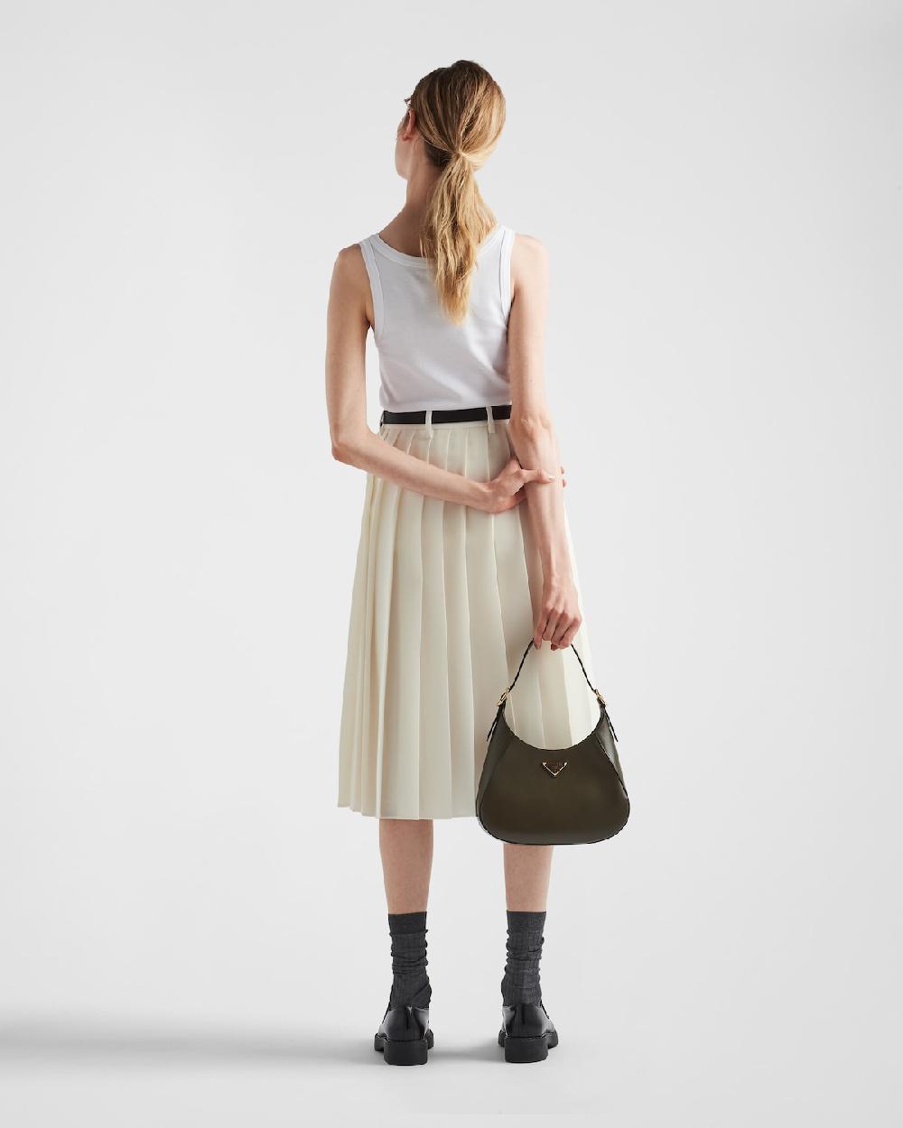 Prada Camiseta De Tirantes De Punto Acanalado