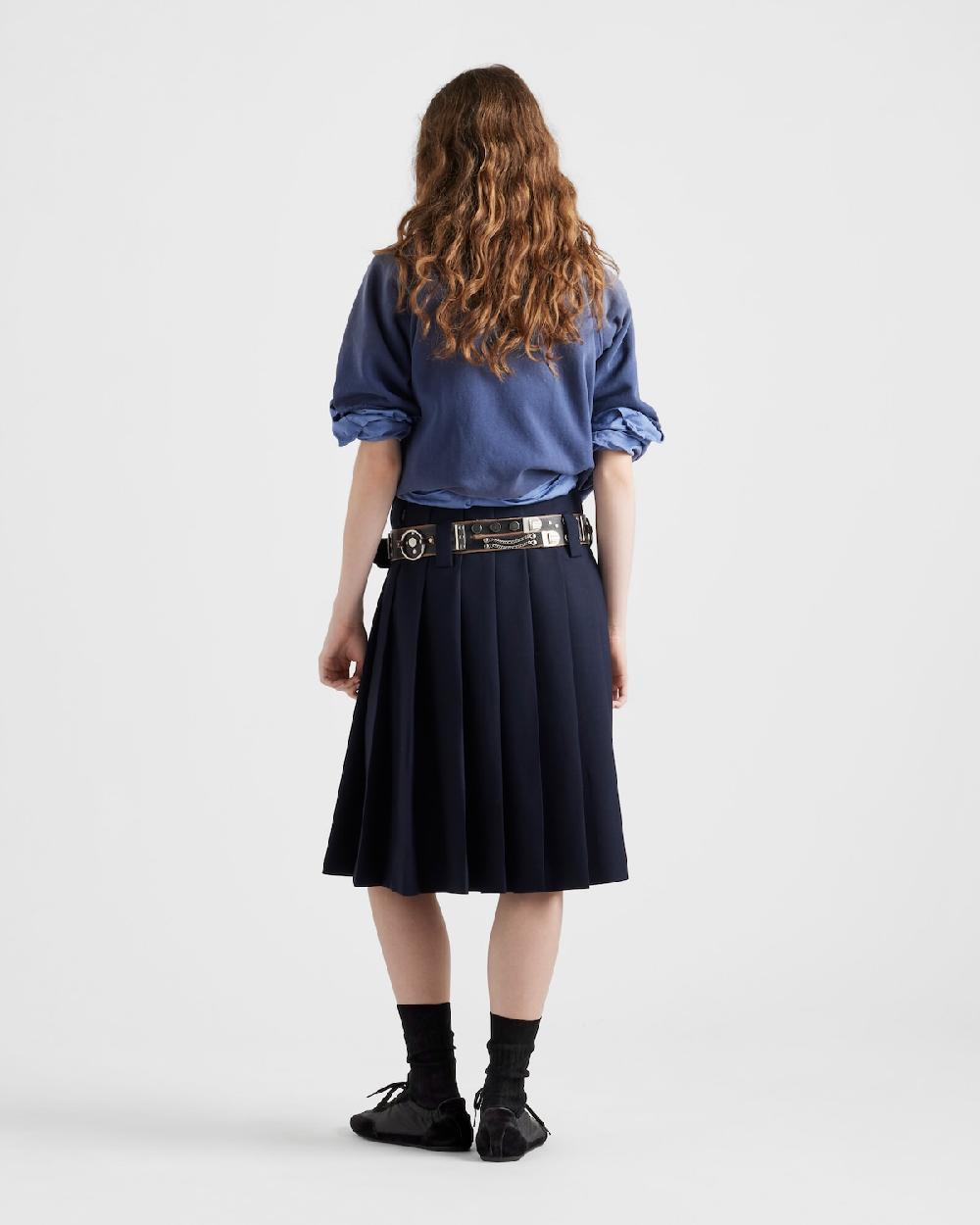 Prada Camiseta En Felpa De Algodón