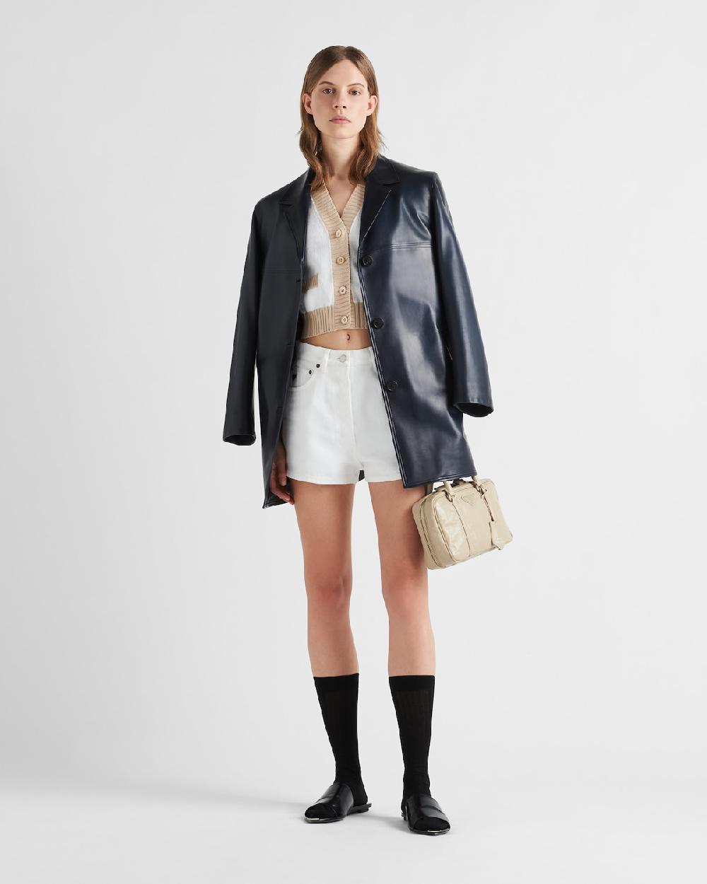 Prada Cárdigan corto de algodón