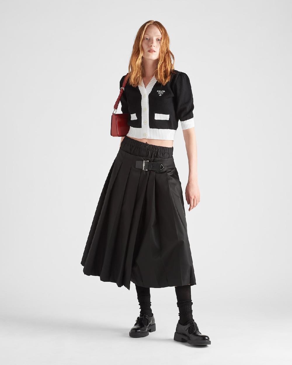 Prada Cárdigan corto de algodón