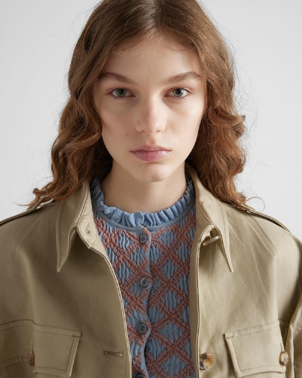 Prada Cárdigan De Algodón