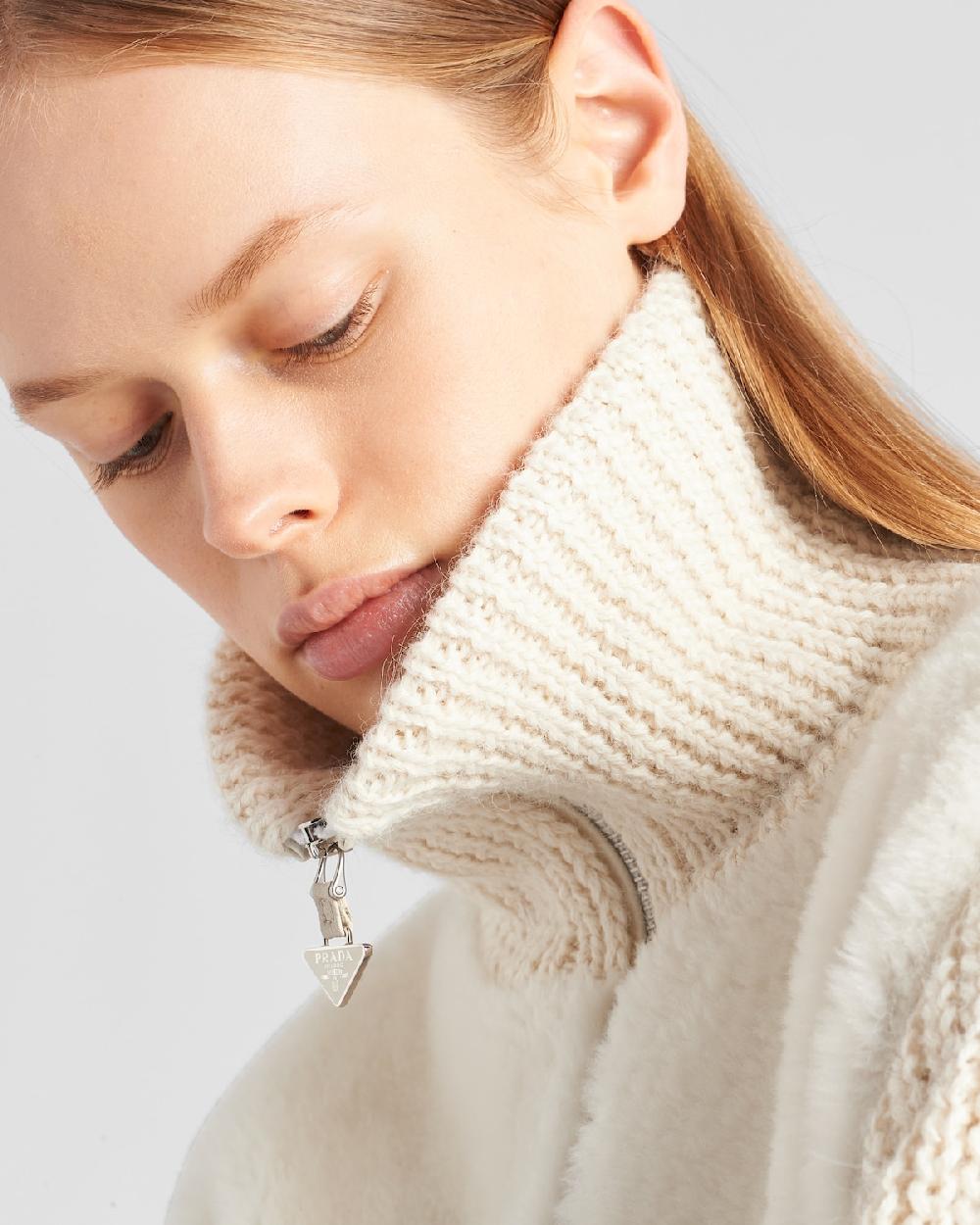 Prada Cárdigan De Alpaca