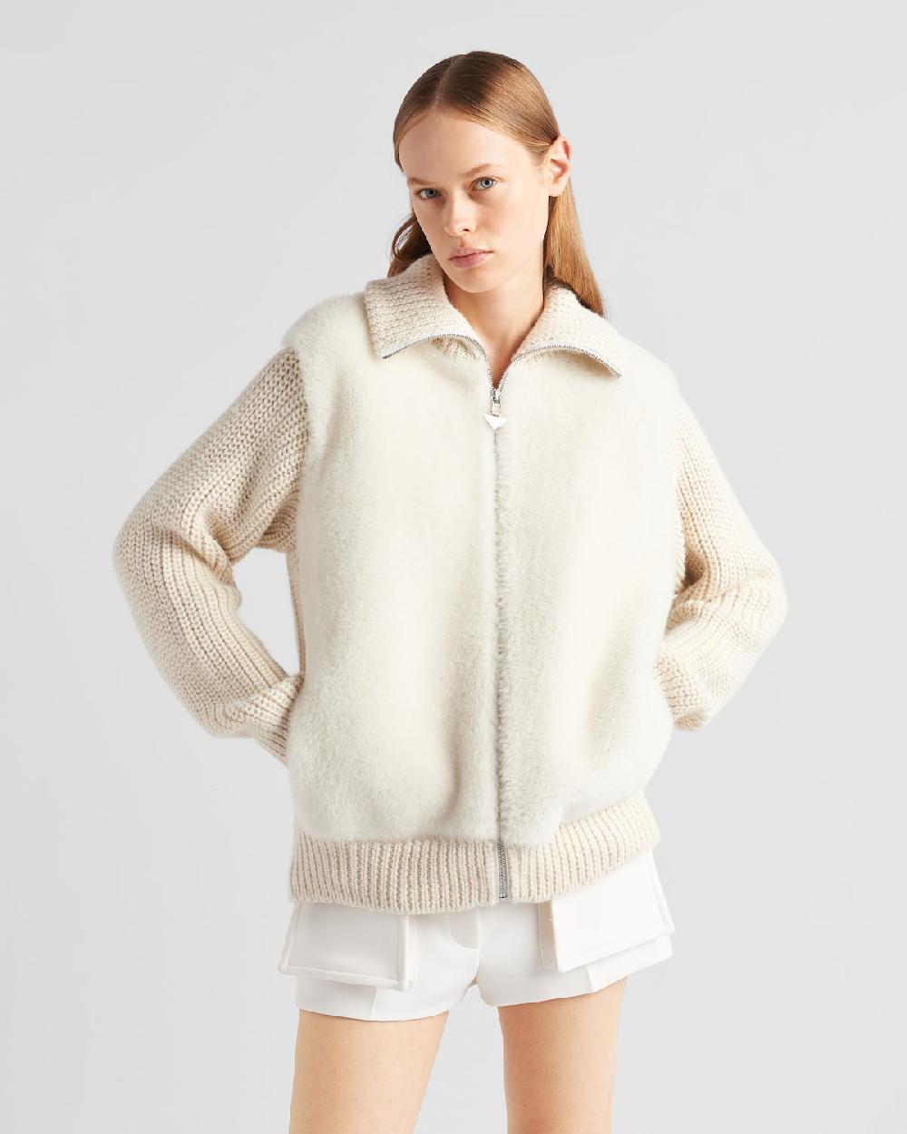 Prada Cárdigan De Alpaca