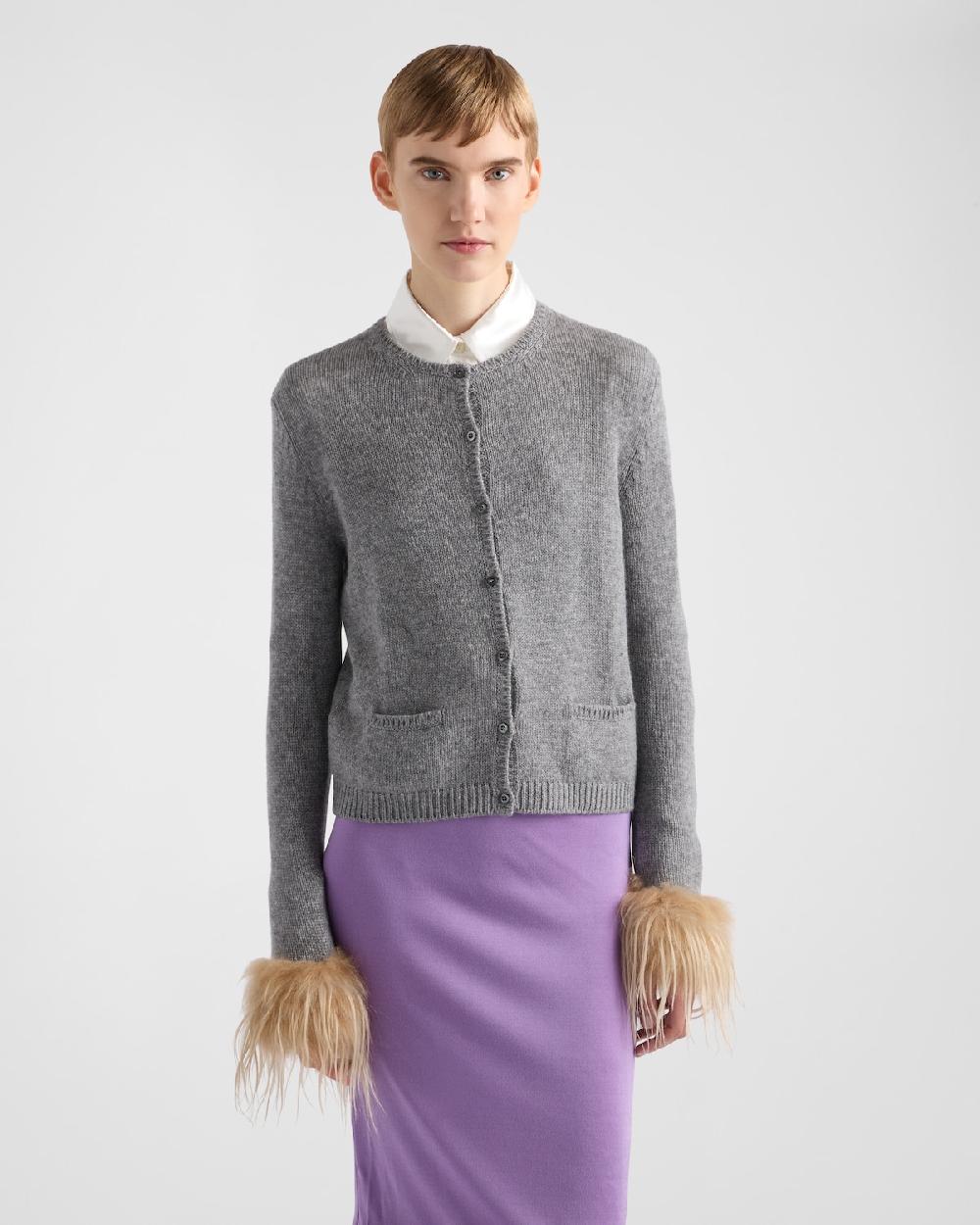 Prada Cárdigan De Cachemir