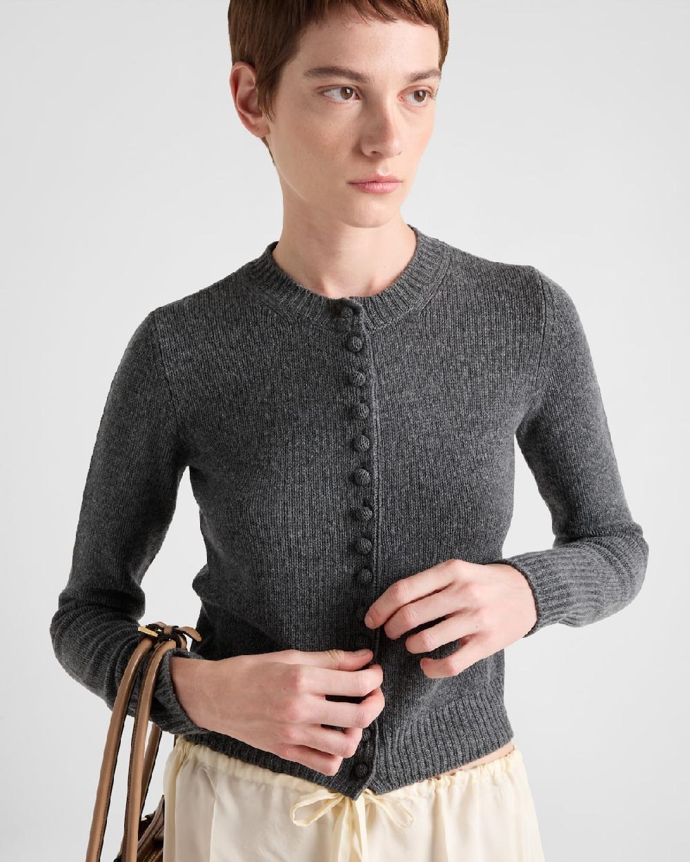 Prada Cárdigan De Cachemir