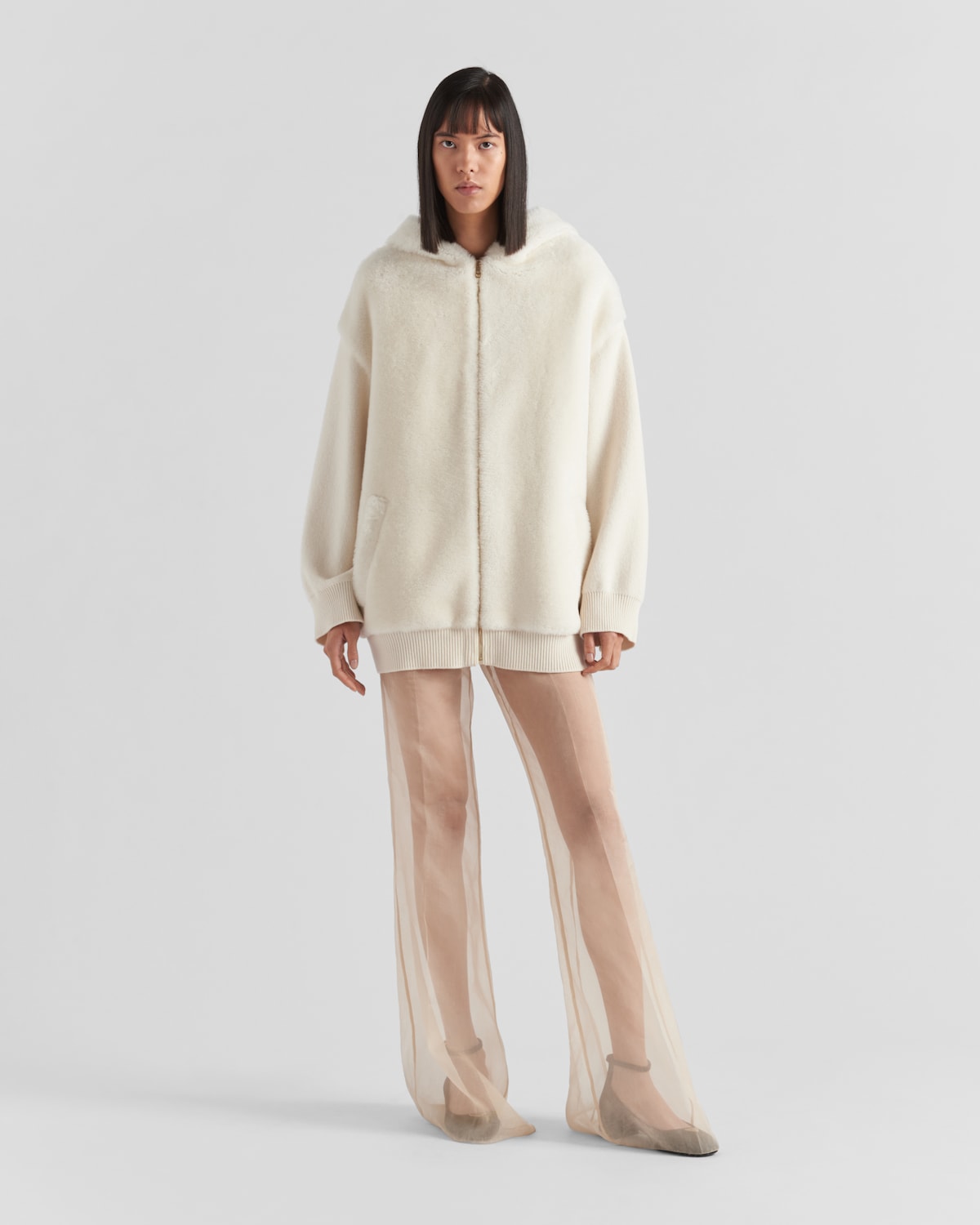 Prada Cárdigan de cachemir con capucha