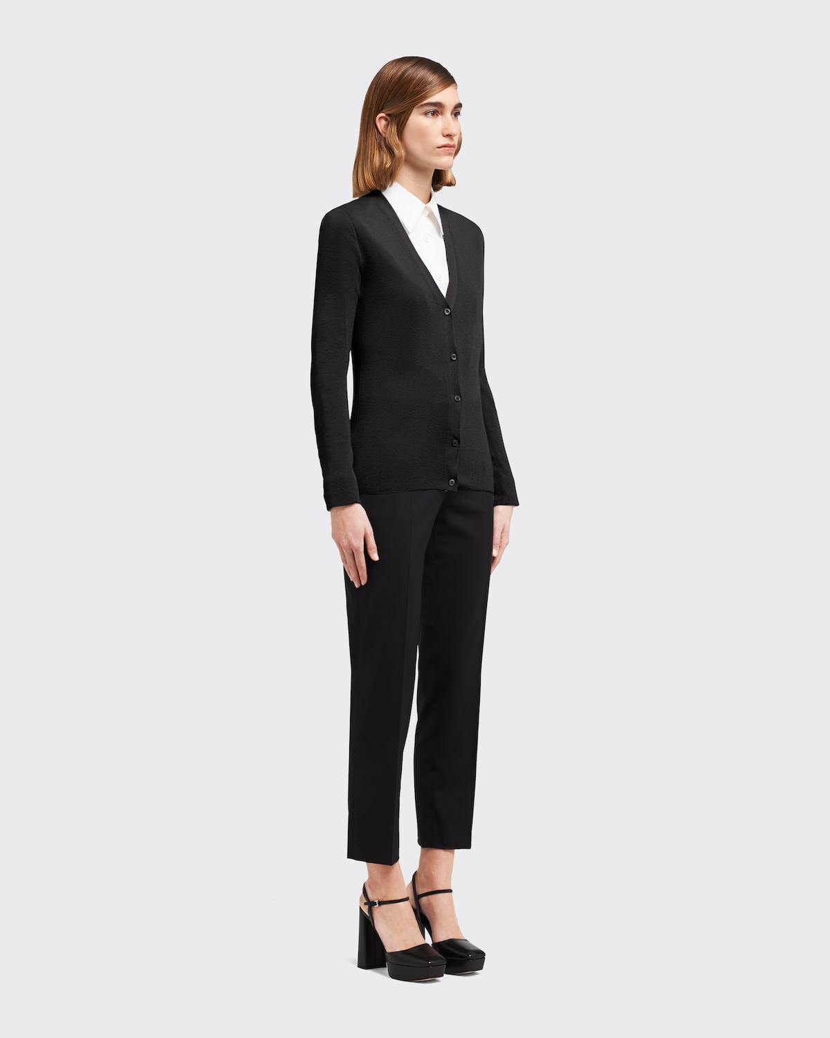 Prada Cárdigan De Cachemira Y Seda