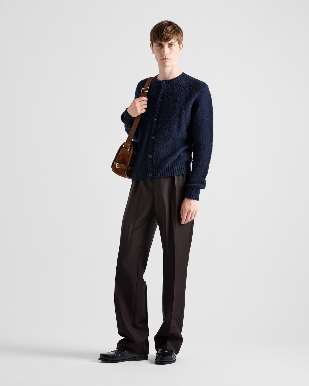 Prada Cárdigan de lana Shetland