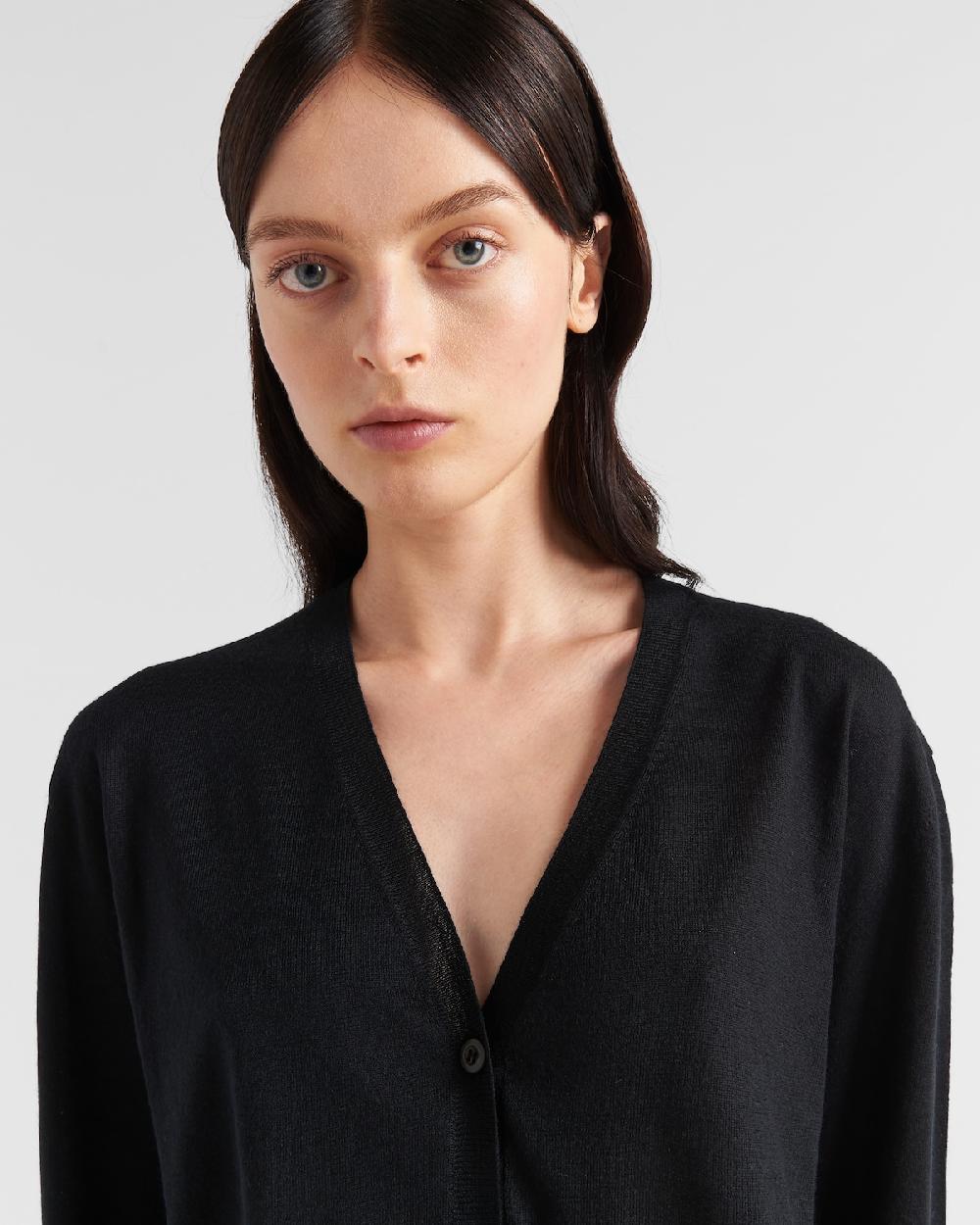 Prada Cárdigan De Lana Y Cachemir