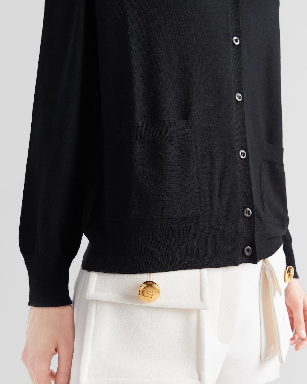 Prada Cárdigan De Lana Y Cachemir