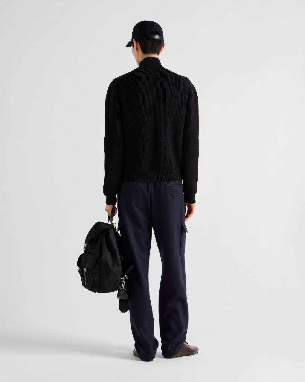 Prada Cárdigan De Lana Y Cachemir Con Cremallera