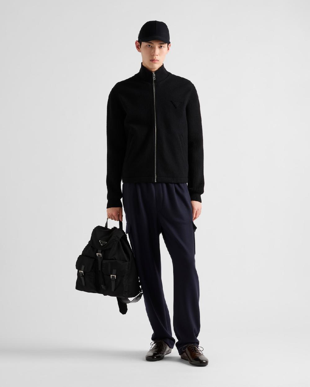 Prada Cárdigan de lana y cachemir con cremallera