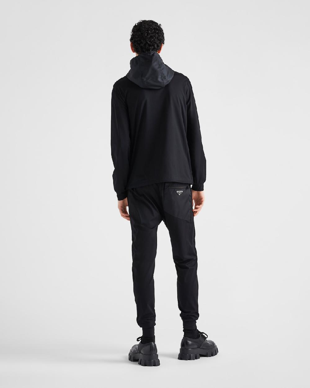 Prada Cárdigan De Re-Nylon Y Algodón Técnico