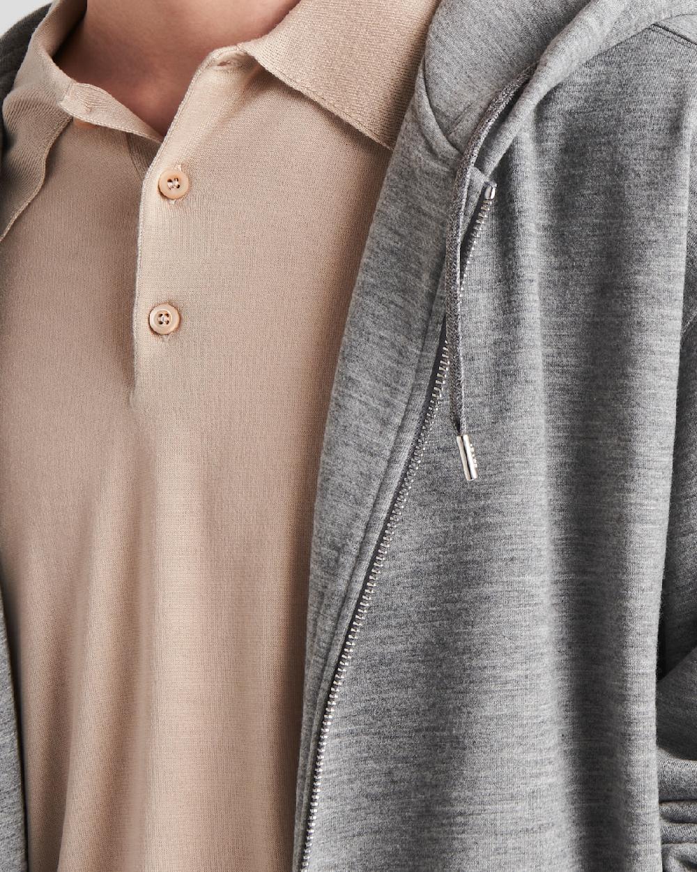 Prada Cárdigan En Mezcla De Cachemir Con Capucha