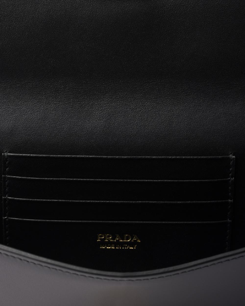 Prada Cartera De Piel Con Bandolera