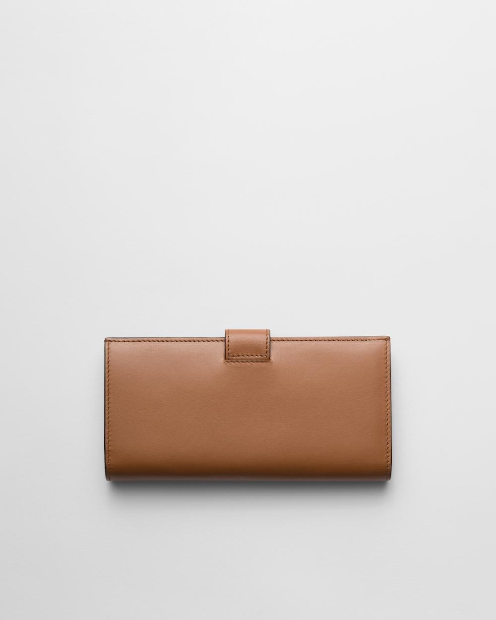 Prada Cartera De Piel Grande