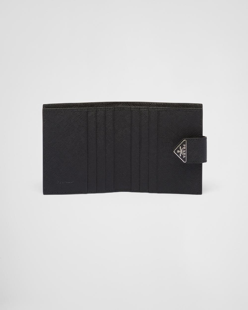 Prada Cartera De Piel Y Piel Saffiano