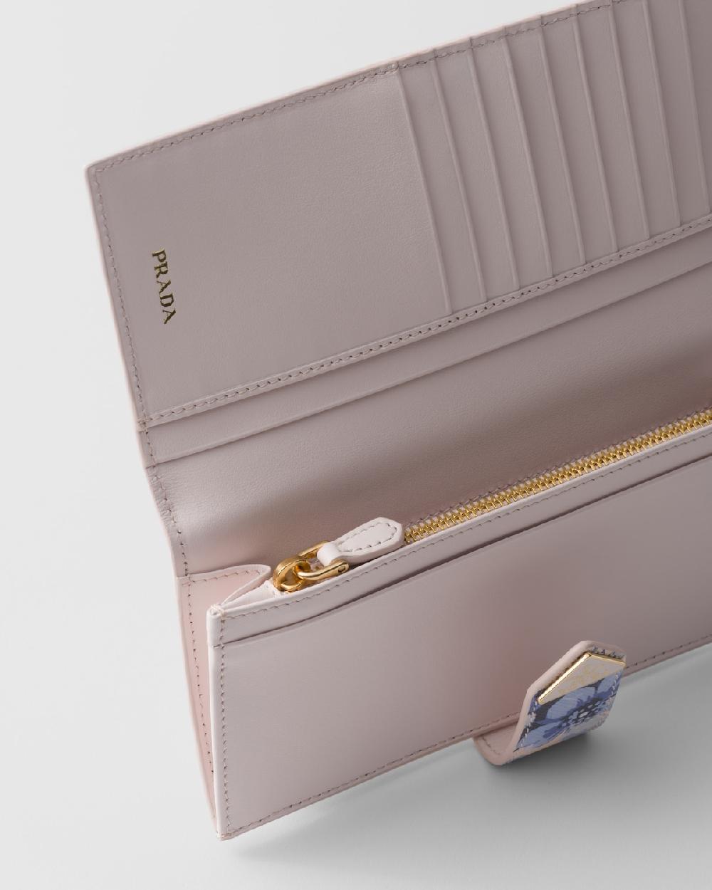 Prada Cartera Grande De Piel Saffiano Estampada