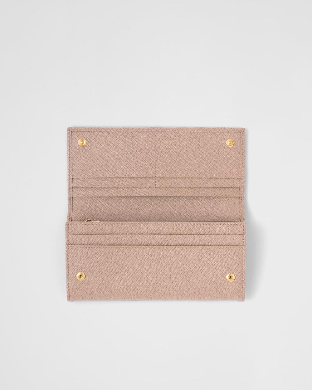 Prada Cartera grande de piel Saffiano