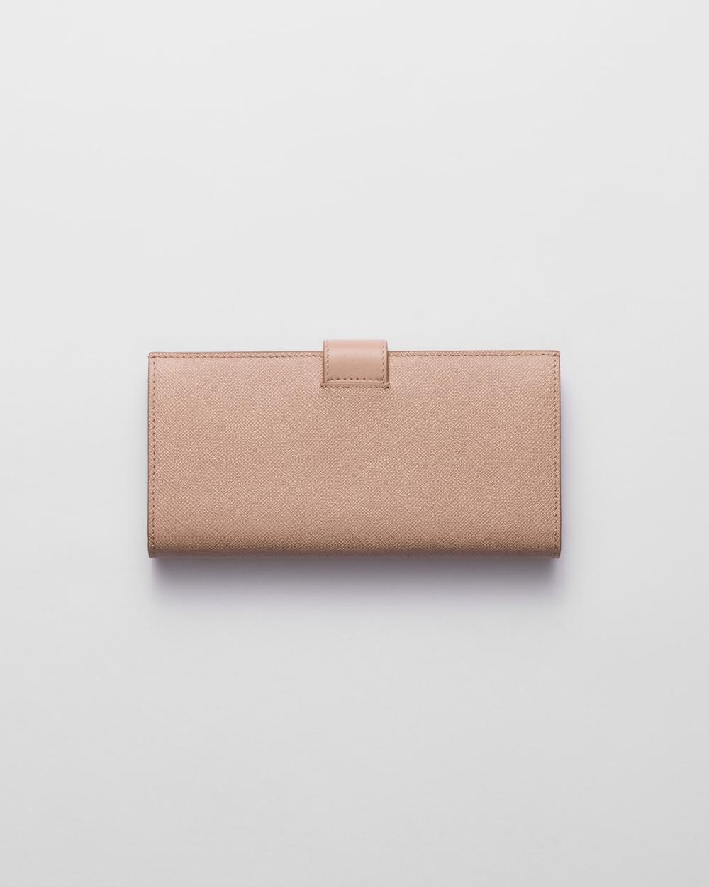 Prada Cartera Grande De Piel Y Saffiano