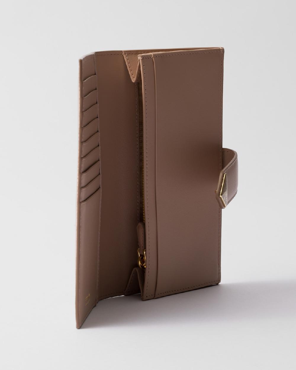 Prada Cartera Grande De Piel Y Saffiano