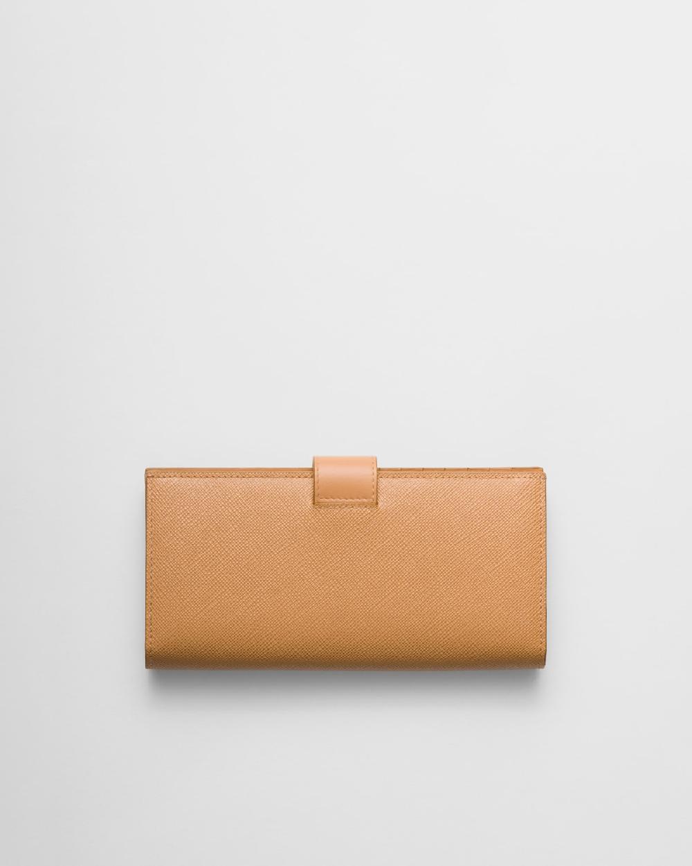 Prada Cartera Grande De Piel Y Saffiano