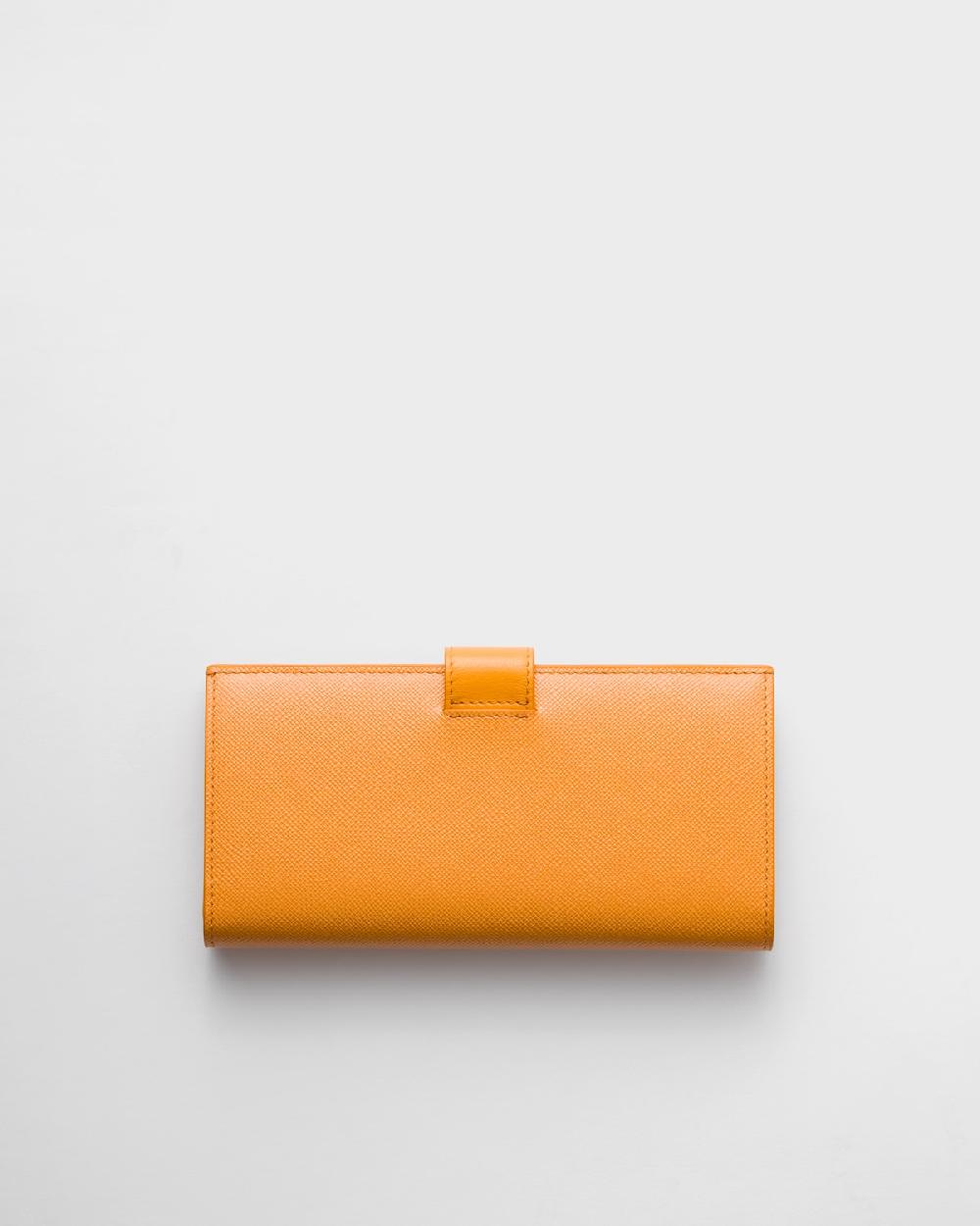 Prada Cartera Grande De Piel Y Saffiano