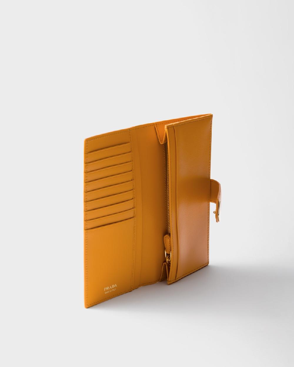 Prada Cartera Grande De Piel Y Saffiano