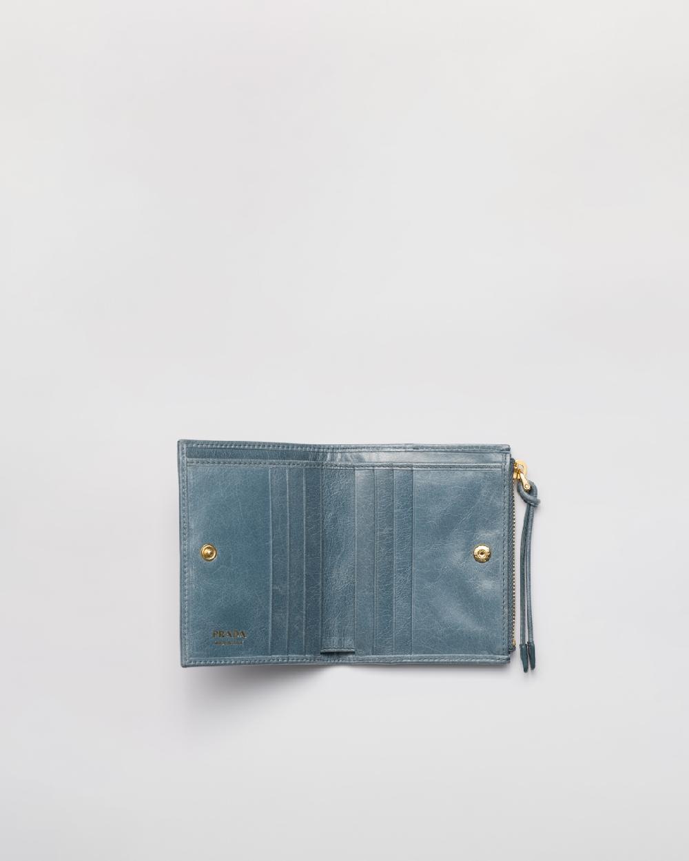 Prada Cartera pequeña de piel