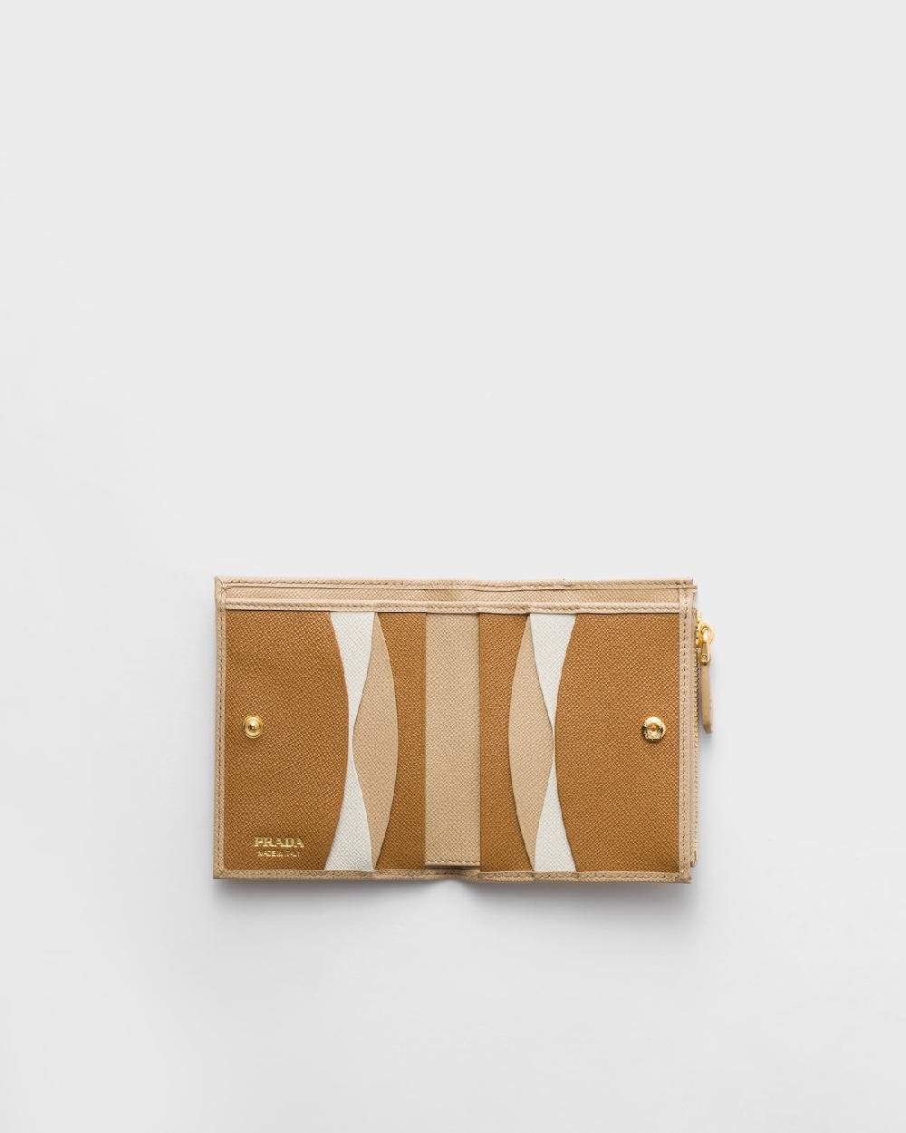 Prada Cartera pequeña de piel Saffiano