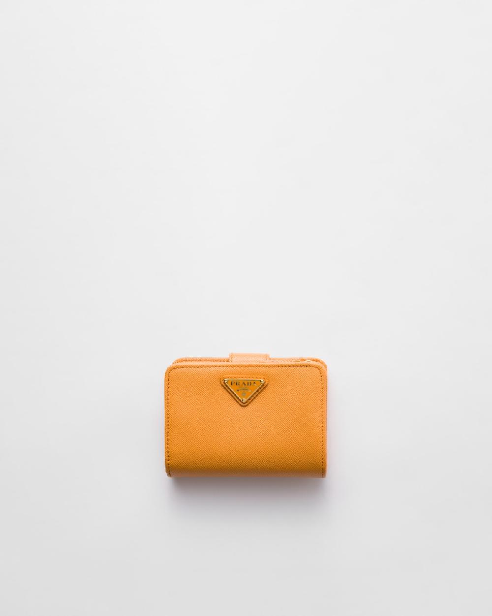 Prada Cartera Pequeña De Piel Saffiano