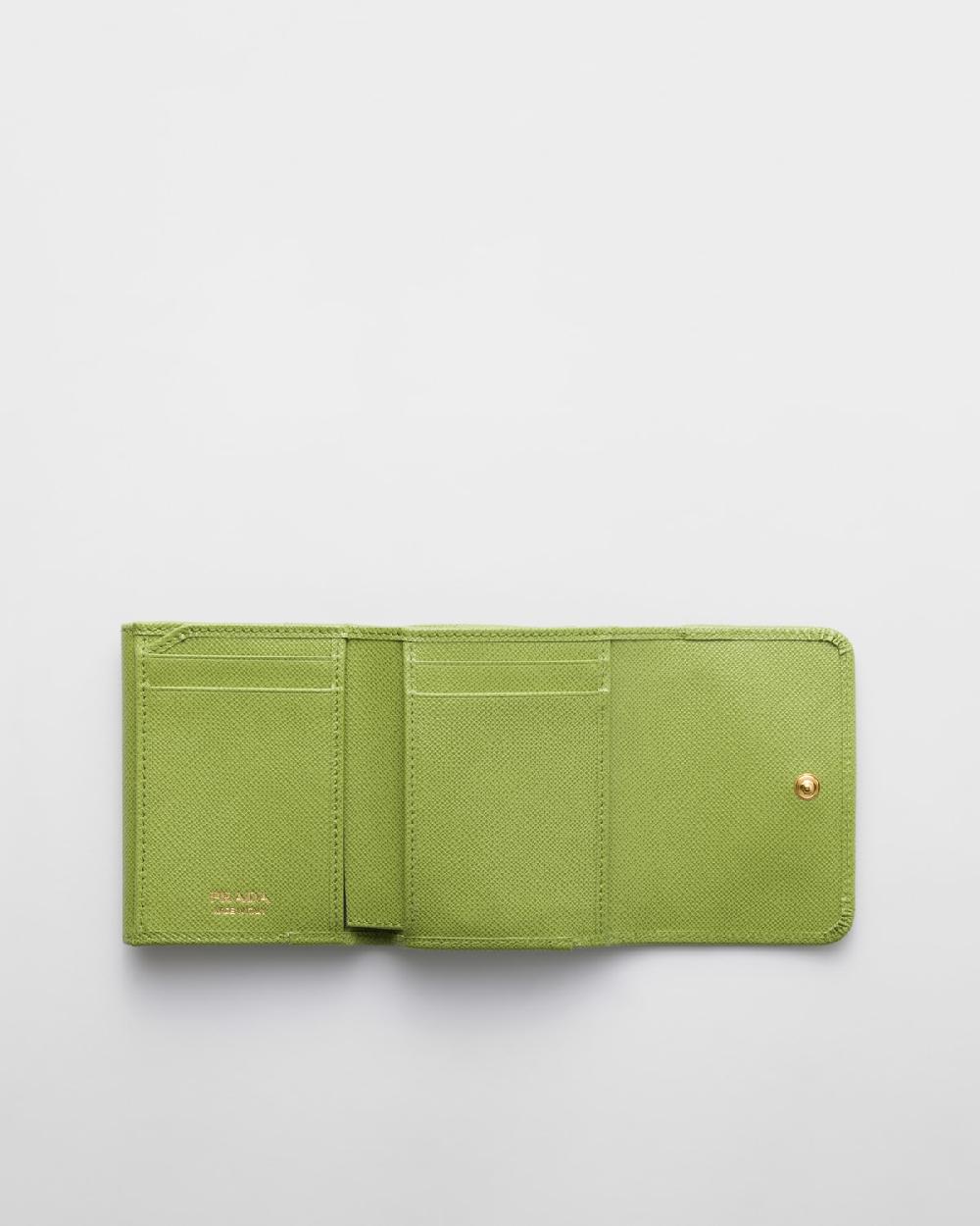 Prada Cartera pequeña de piel Saffiano