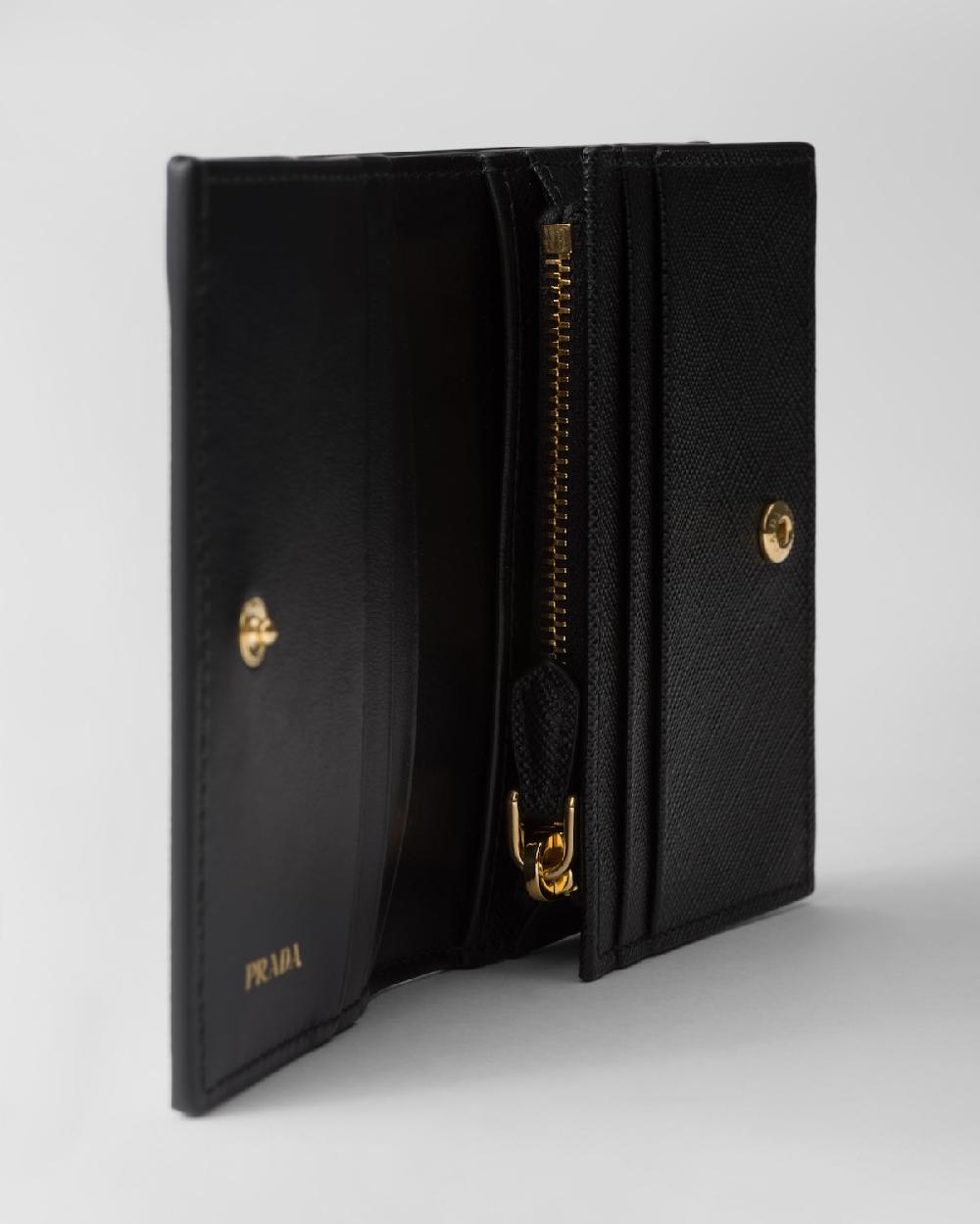 Prada Cartera Pequeña De Piel Saffiano Estampada