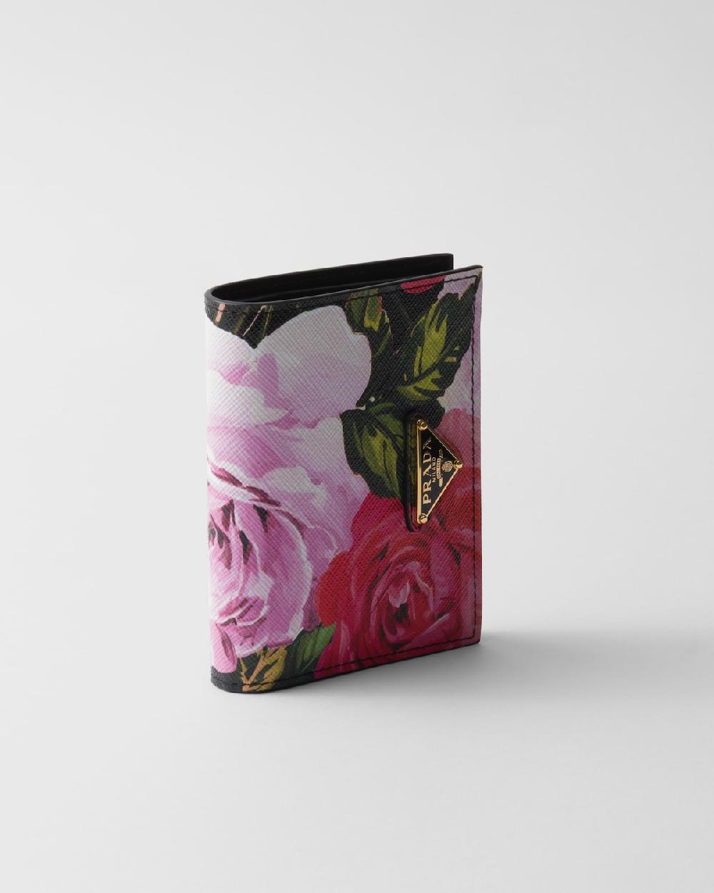 Prada Cartera Pequeña De Piel Saffiano Estampada