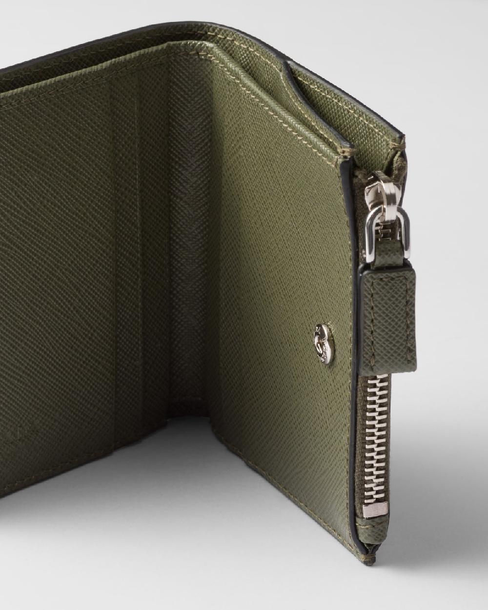 Prada Cartera pequeña de piel Saffiano