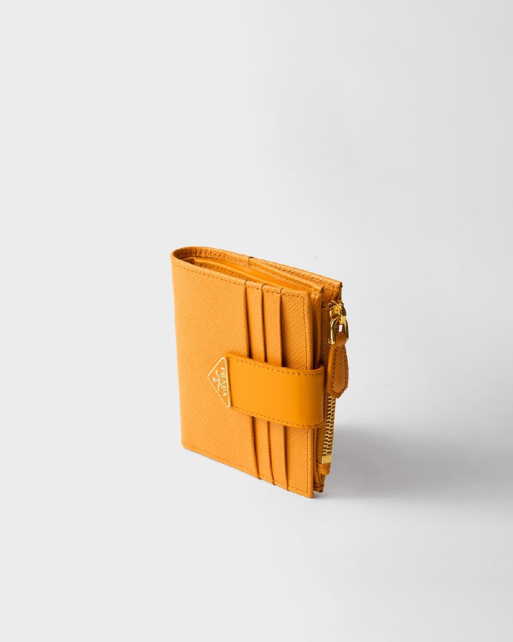 Prada Cartera Pequeña De Piel Y Saffiano