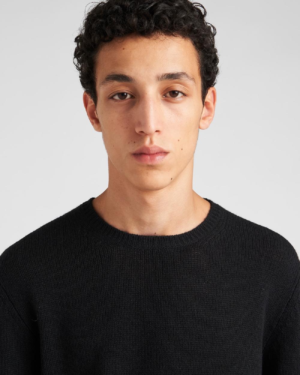 Prada Cashmere Crew-Neck Sweater