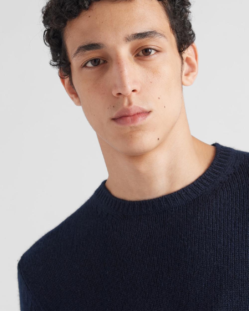 Prada Cashmere Crew-Neck Sweater