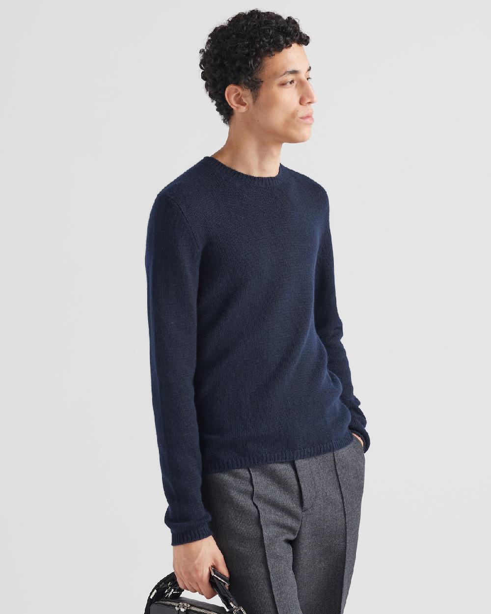 Prada Cashmere Crew-Neck Sweater