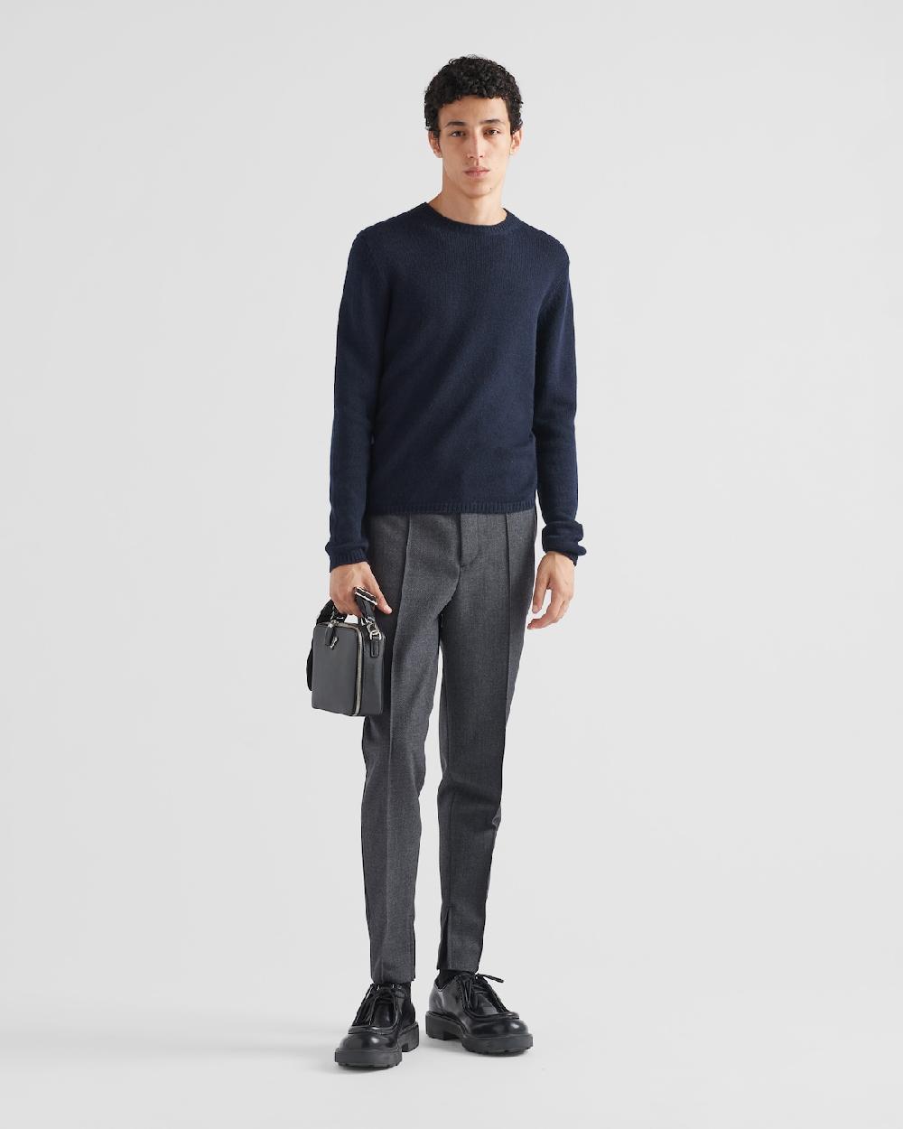 Prada Cashmere Crew-Neck Sweater
