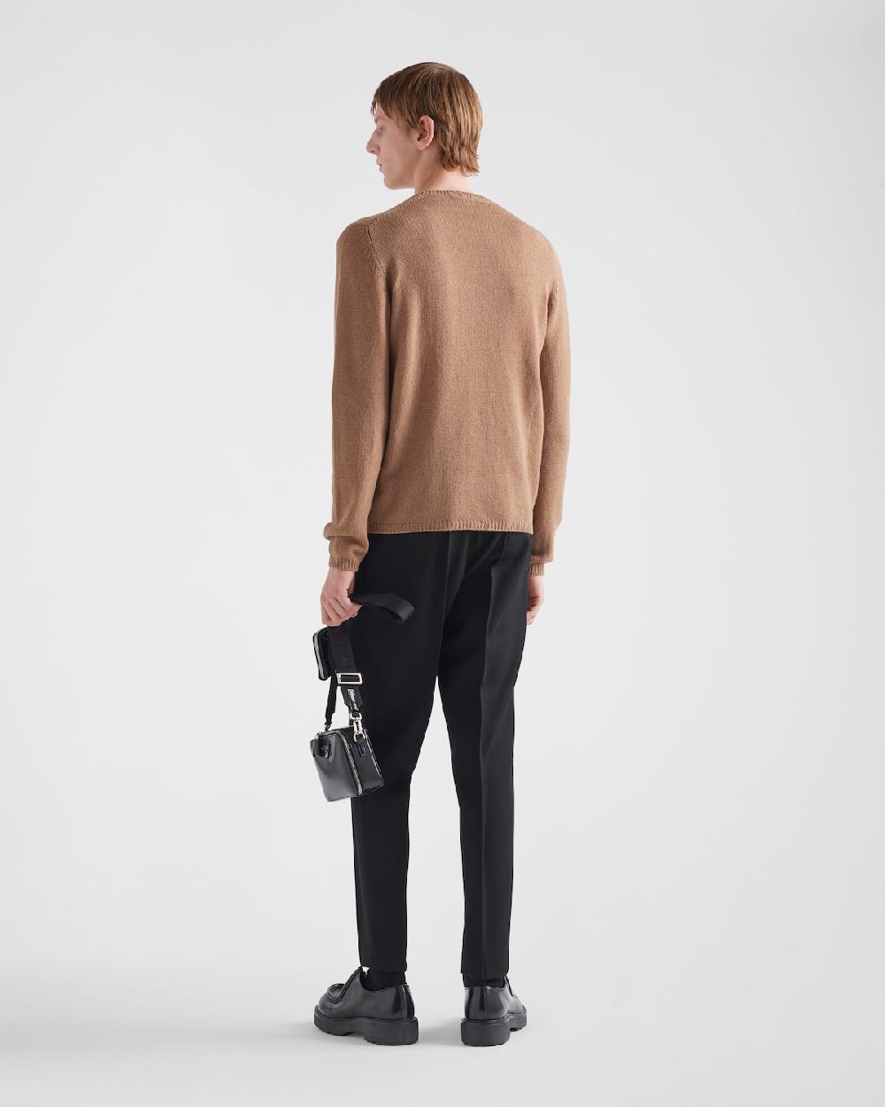 Prada Cashmere Crew-Neck Sweater