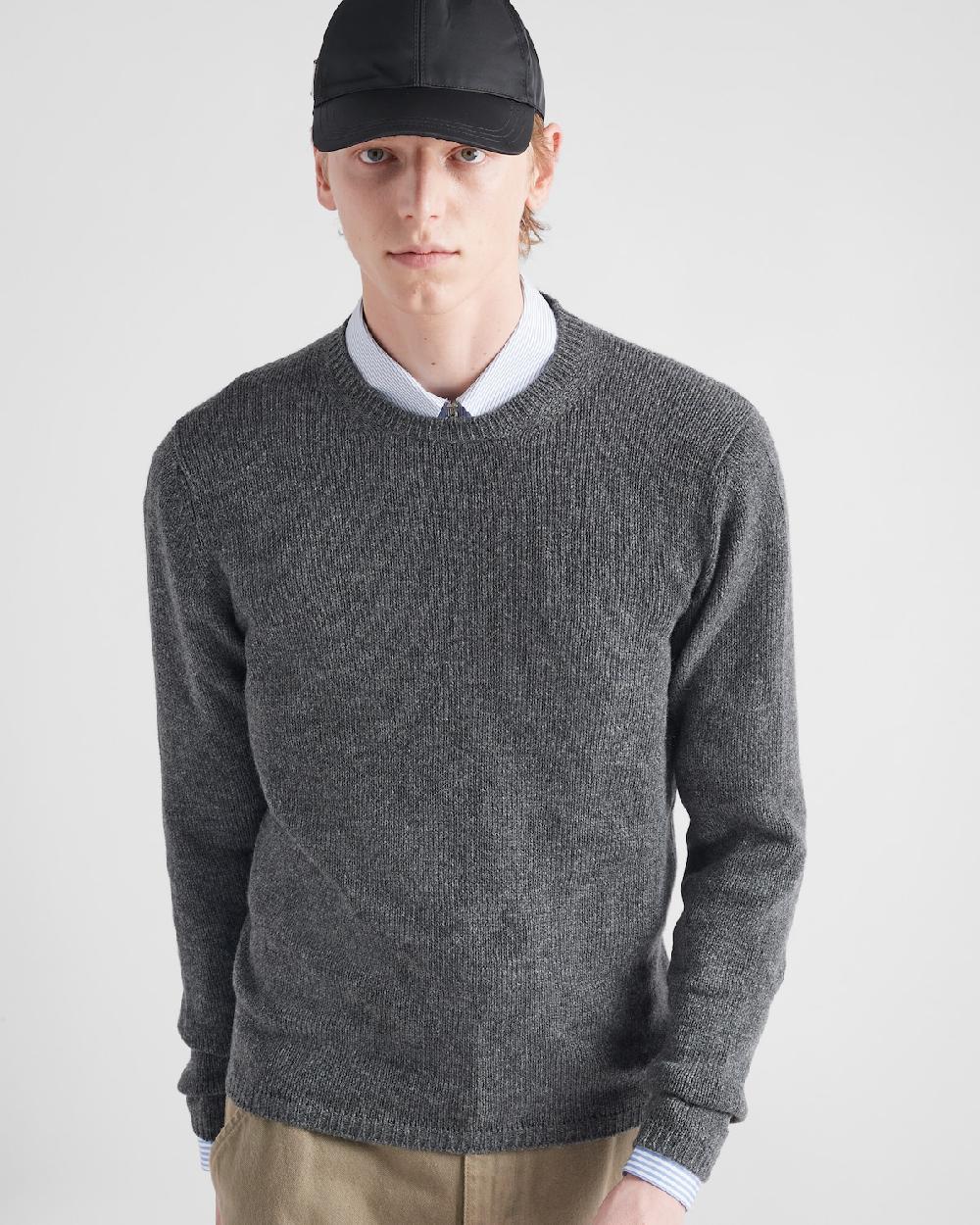 Prada Cashmere Crew-Neck Sweater