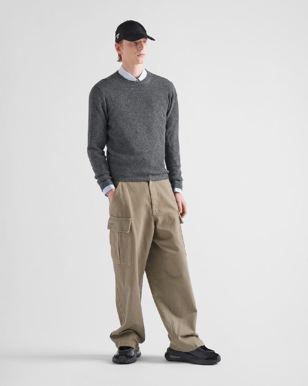 Prada Cashmere Crew-Neck Sweater