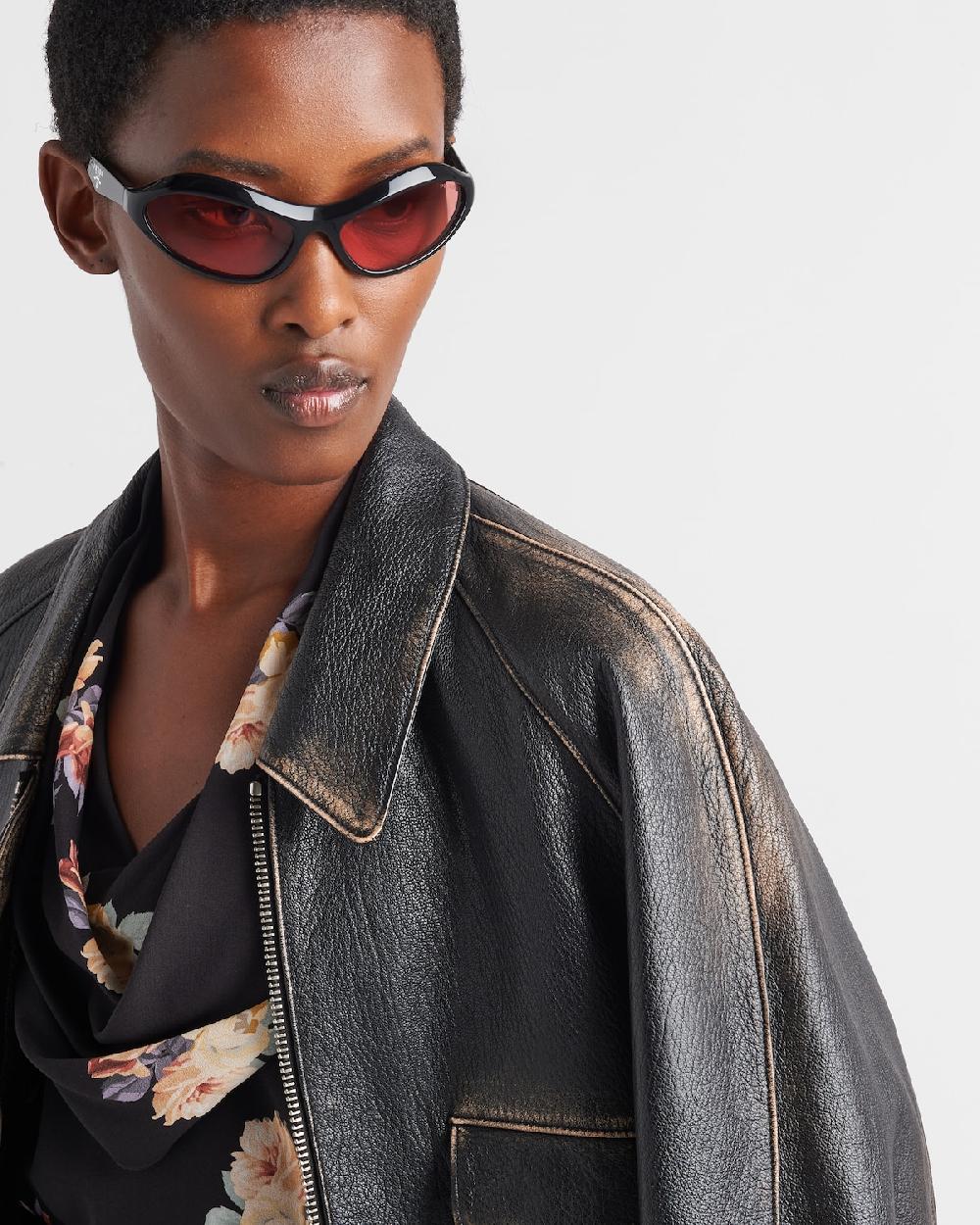 Prada Cazadora De Piel