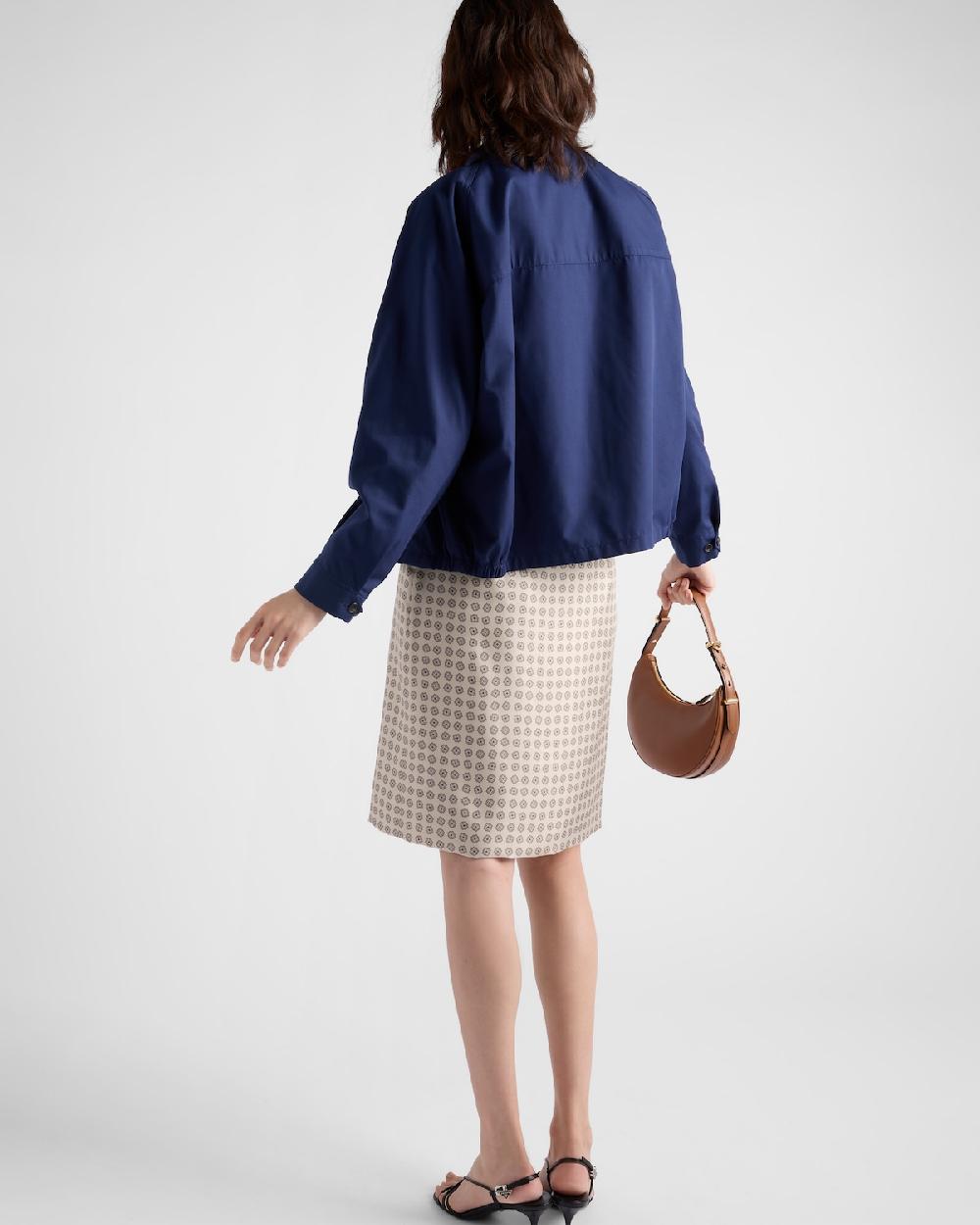 Prada Cazadora De Popelín