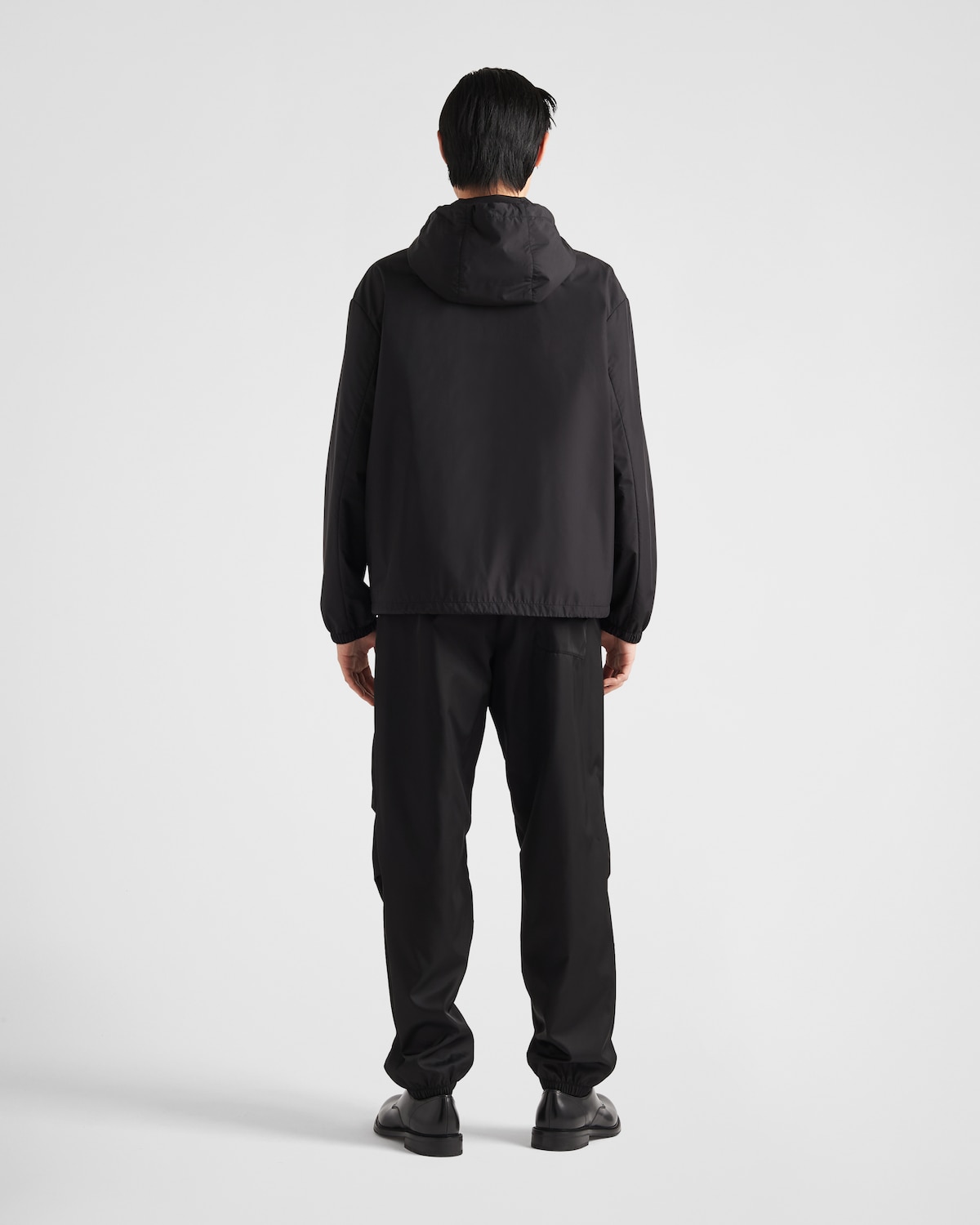 Prada Cazadora De Seda Y Piel