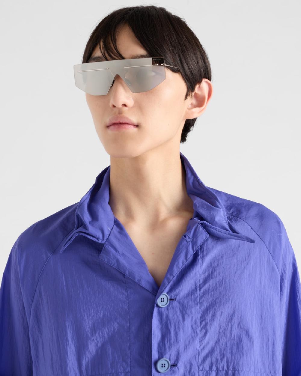 Prada Cazadora Estilo Sobrecamisa De Nylon